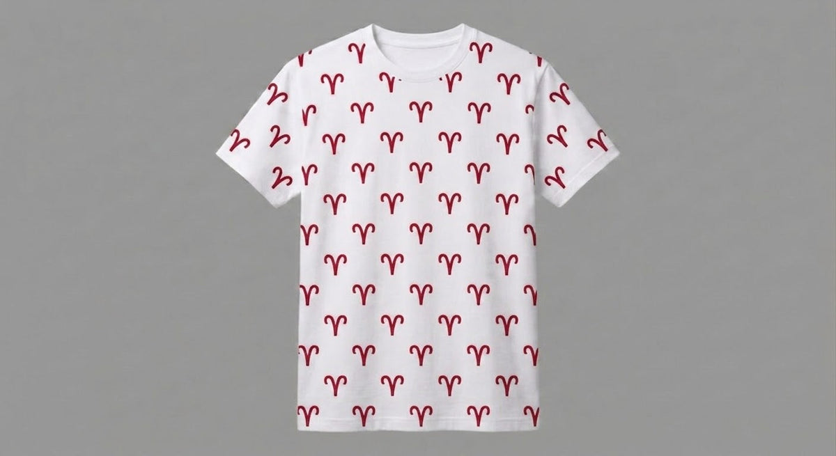 Zodiac Sign Print T-Shirt