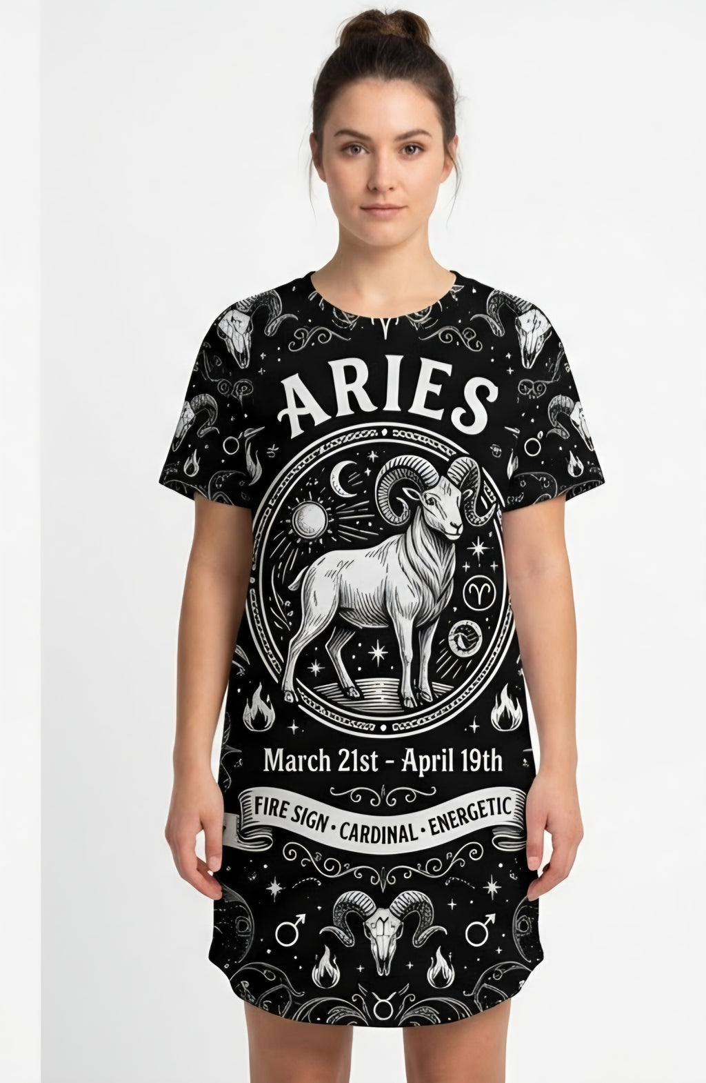 T-Shirt Dress (AOP)