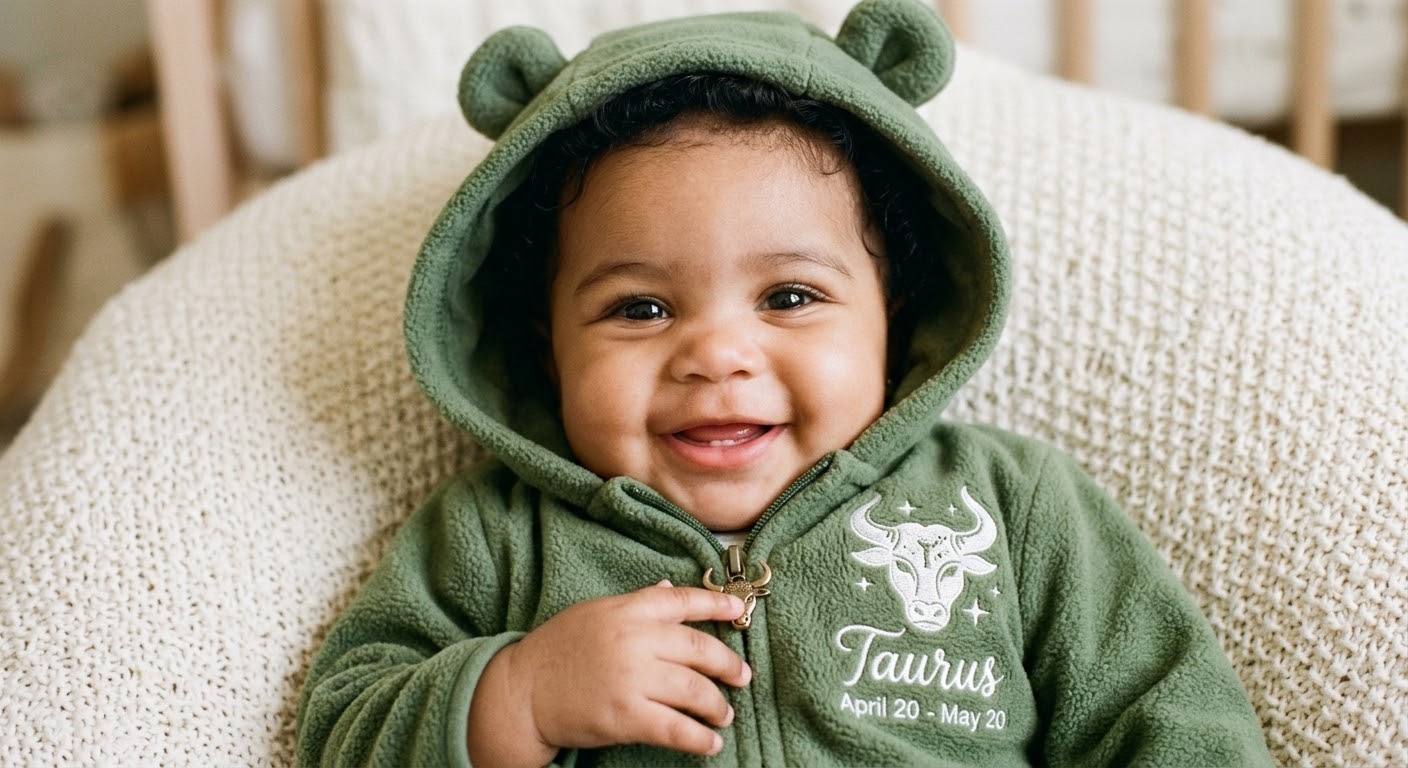 Zodiac Baby Bear Onesie