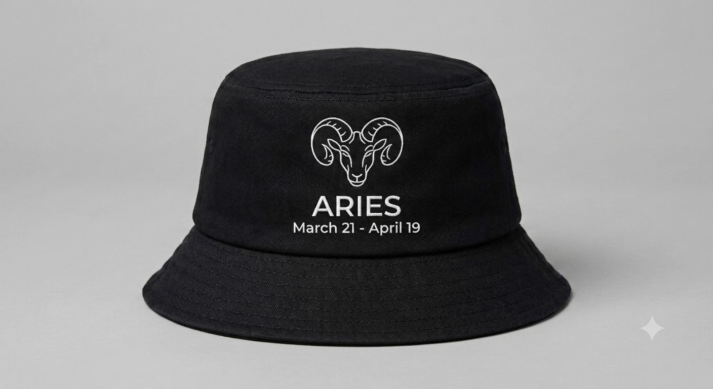 Zodiac Sign Bucket Hat