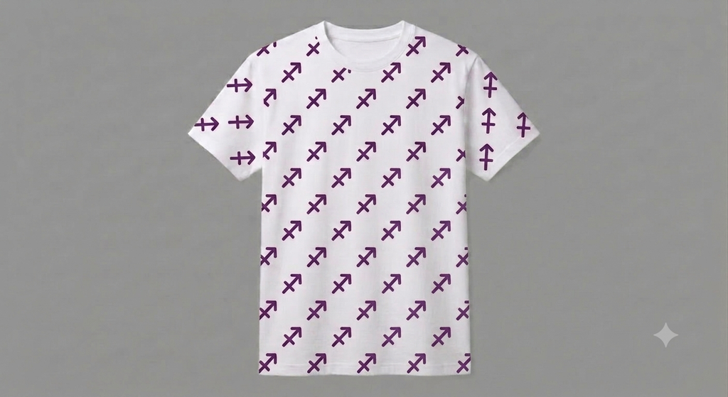 Zodiac Print T-shirt