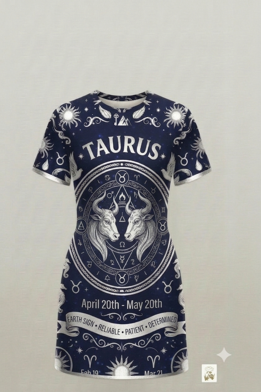 Silver Zodiac Sign Dress