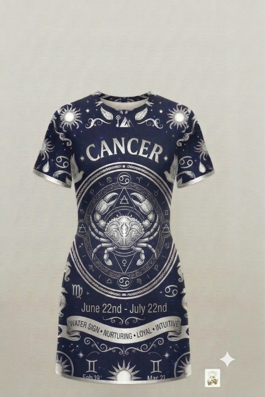 Silver Zodiac Sign Dress