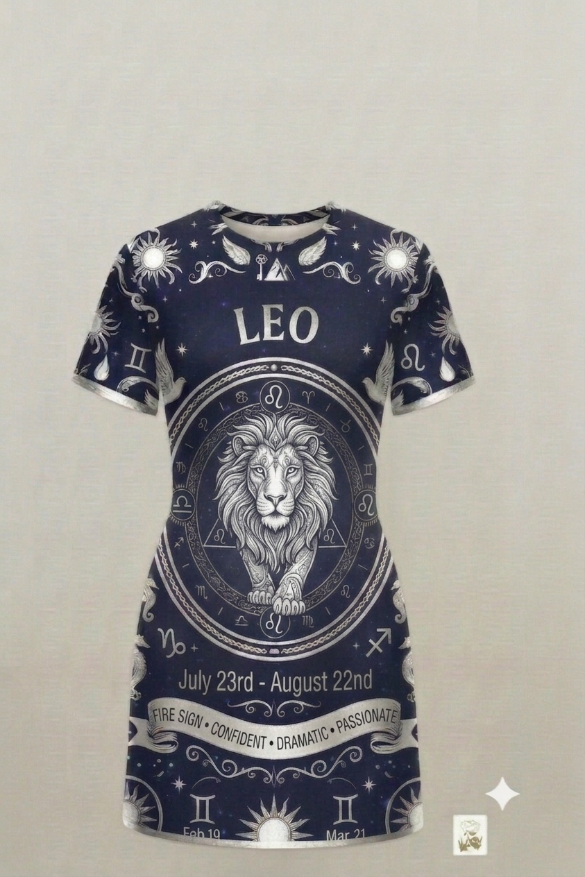 Silver Zodiac Sign Dress