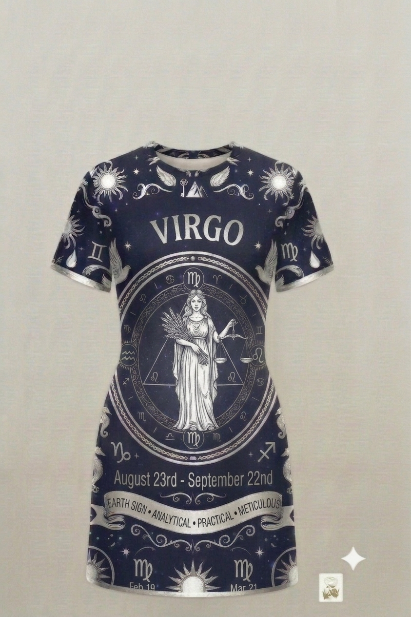 Silver Zodiac Sign Dress