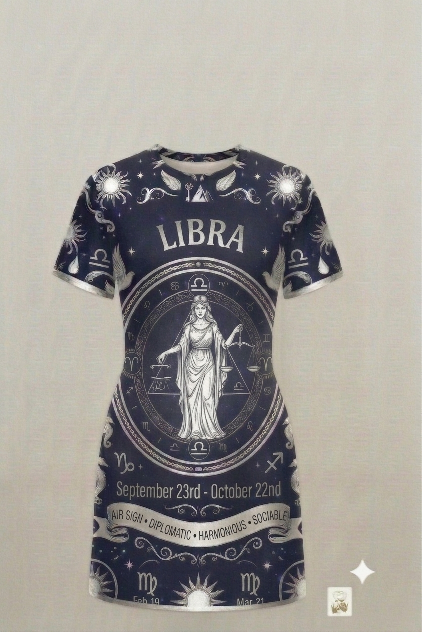 Silver Zodiac Sign Dress