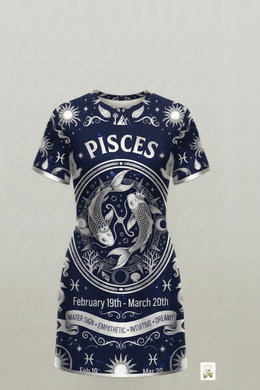 Silver Zodiac Sign Dress